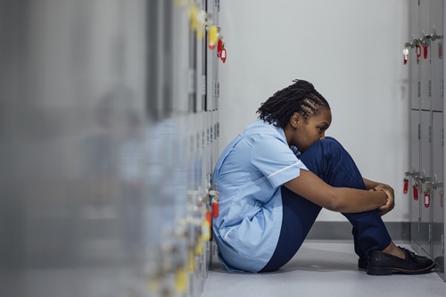 Nurse Stressed Lonely Istock 2086349526 Solstock