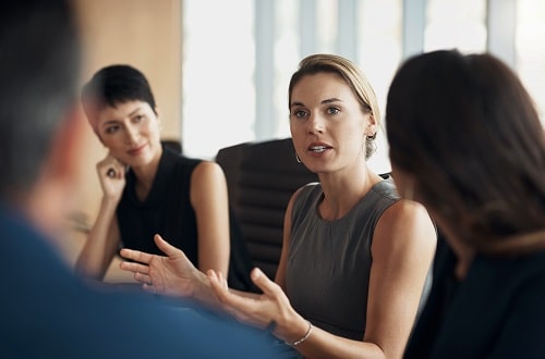 Three Female Executives iStock ShapeCharge