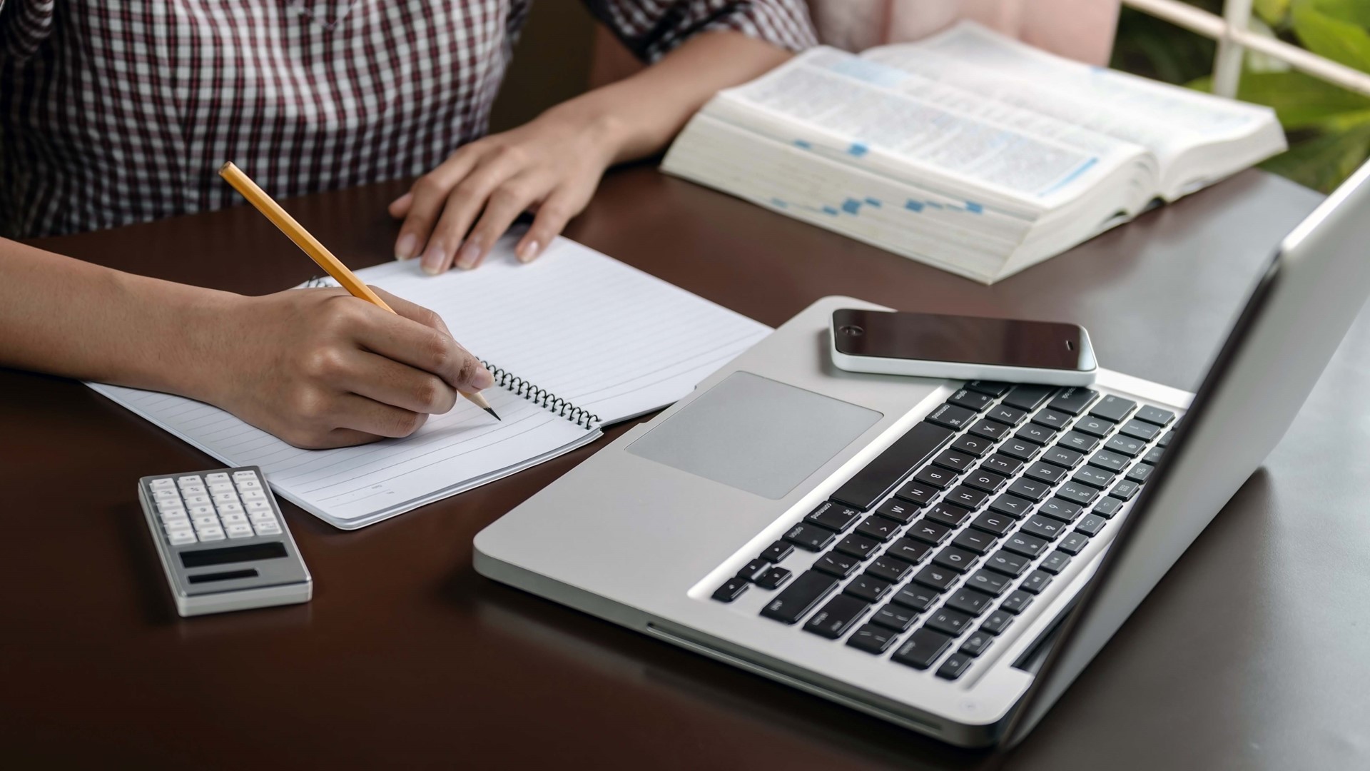 Person working at computer