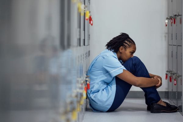Nurse Stressed Lonely Istock 2086349526 Solstock 600 Min